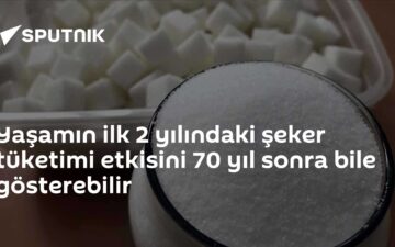 erken çocukluk şeker tüketimi