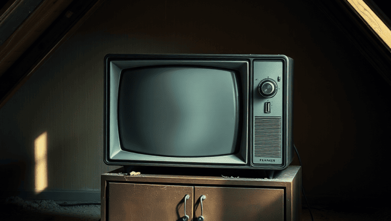 siyah beyaz televizyon