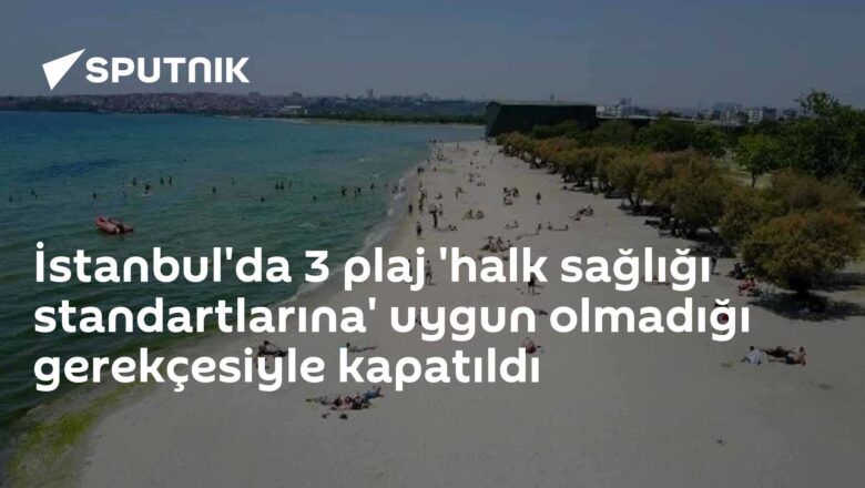 plaj kapatıldı